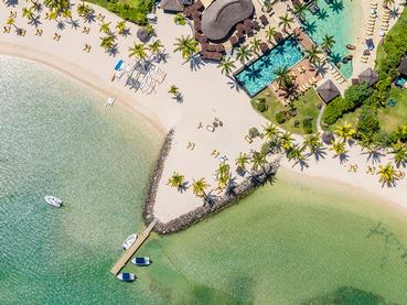 La belle plage du Four Seasons Resort Mauritius at Anahita 