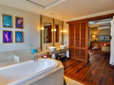 Salle de bain de la Luxury Suite Pool Villa